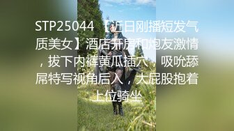 STP25044 【近日刚播短发气质美女】酒店开房和炮友激情，拔下内裤黄瓜插穴，吸吮舔屌特写视角后入，大屁股抱着上位骑坐