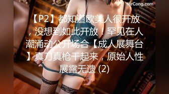 【P2】都知道欧美人很开放，没想到如此开放！罕见在人潮涌动公开场合【成人展舞台】真刀真枪干起来，原始人性展露无遗 (2)