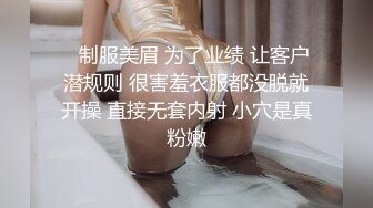    制服美眉 为了业绩 让客户潜规则 很害羞衣服都没脱就开操 直接无套内射 小穴是真粉嫩