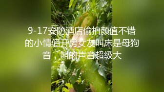 9-17安防酒店偷拍颜值不错的小情侣开房女友叫床是母狗音，叫的声音超级大