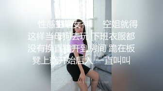 ❤️性感空姐女神❤️空姐就得这样当母狗去玩 下班衣服都没有换直接开到房间 跪在板凳上就开始后入 一直叫叫