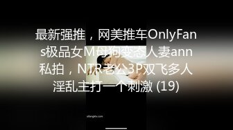 最新强推，网美推车OnlyFans极品女M母狗变态人妻ann私拍，NTR老公3P双飞多人淫乱主打一个刺激 (19)