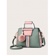 White Small Crossbody Satchel Bag