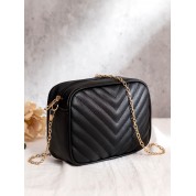 Mini Black Crossbody Bag Chain