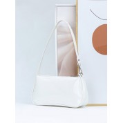 Small White Leather Shoulder Bag