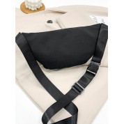 Black Leather Crossbody Bag Men