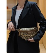 Designer Leopard Print Shoulder Bag