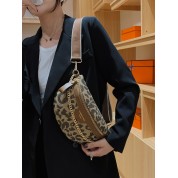 Designer Leopard Print Shoulder Bag