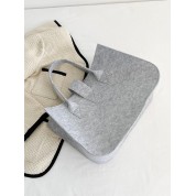 Light Grey Canvas Tote Bag