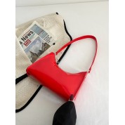 Patent Leather Small Makeup Bag