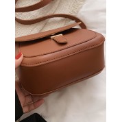 Flap Shoulder Bag With Strap