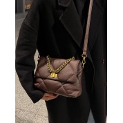 Brown Leather Messenger Bag For Women