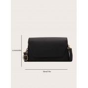 Black Leather Crossbody Phone Bag