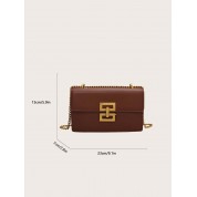 White And Brown Shoulder Bag