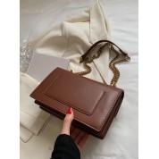 White And Brown Shoulder Bag