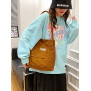 Brown Shoulder Bag For School