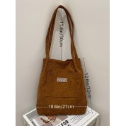 Brown Shoulder Bag For School