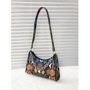 Leopard Print Leather Tote Bag