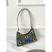 Leopard Print Leather Tote Bag