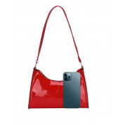 Red Patent Leather Evening Bag