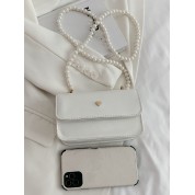 White Faux Leather Tote Bag