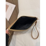 Pu Drawstring Tote Bag With Clutch