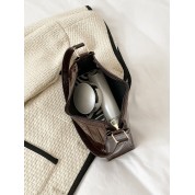 Small Brown Leather Tote Bag