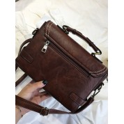 Shoulder Bag With Buckle Strap