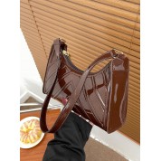 Small Brown Leather Tote Bag