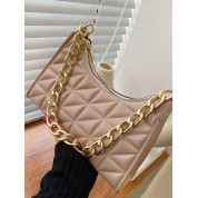 Double Chain Handle Quilted Bag