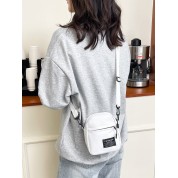 Canvas Crossbody Mini Tote Bag