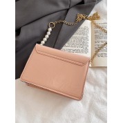 Leather Cross Body Chain Bag