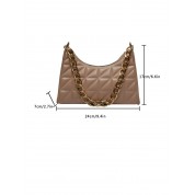 Double Chain Handle Quilted Bag