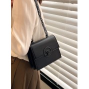 Black And Chain Crossbody Bag