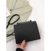 Black And Chain Crossbody Bag