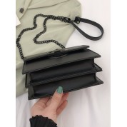 Black And Chain Crossbody Bag