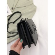 Black And Chain Crossbody Bag