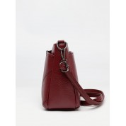 Brown Leather Square Crossbody Bag