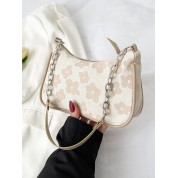 Quilted Leather Chain Shoulder Bag