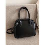 Black Designer Top Handle Bag