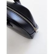 Black Designer Top Handle Bag