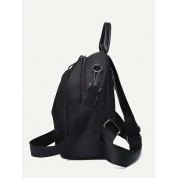 Black School Backpack For Girls