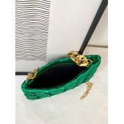 Braided Top Handle Shoulder Bag