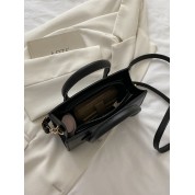 Designer Leather Top Handle Bag