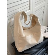 Large White Canvas Tote Bag