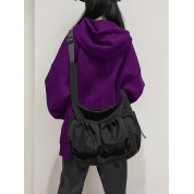 Drawstring Gym Bag With Pockets