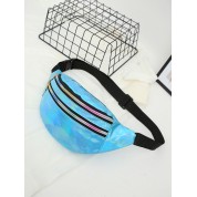 Black Leather Belt Bag Fanny Pack