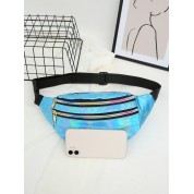 Black Leather Belt Bag Fanny Pack