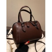 Faux Leather Backpack For Women