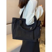 Tote Bag With Zipper Pocket